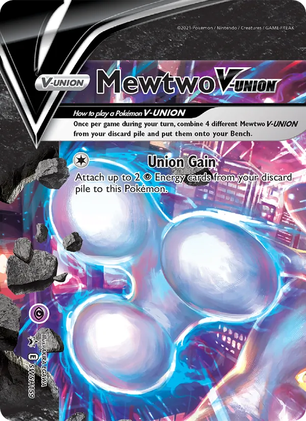Mewtwo V-UNION #SWSH159/307