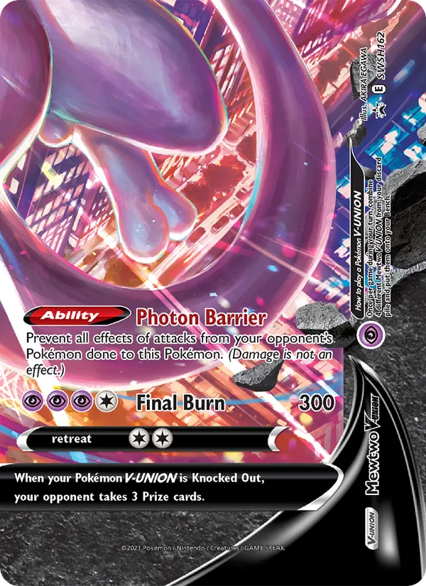 Mewtwo V-UNION #SWSH162/307