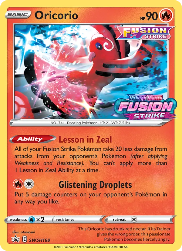 Oricorio #SWSH168/307