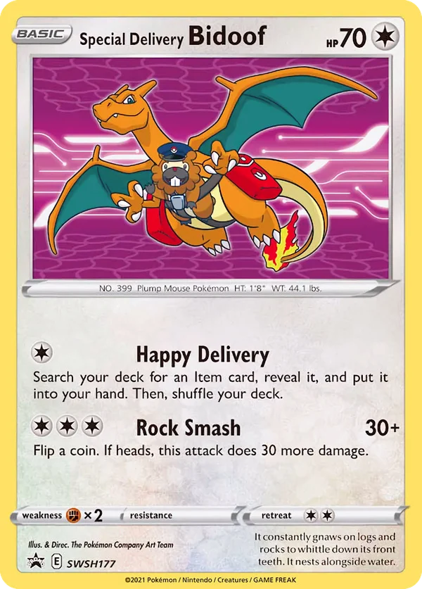 Special Delivery Bidoof #SWSH177/307
