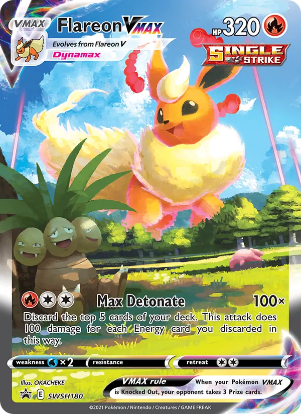 Flareon VMAX #SWSH180/307
