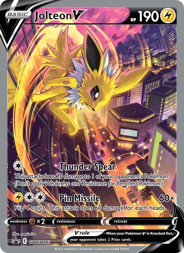 Jolteon V #SWSH183/307