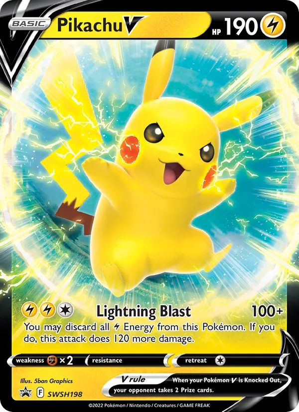 Pikachu V #SWSH198/307