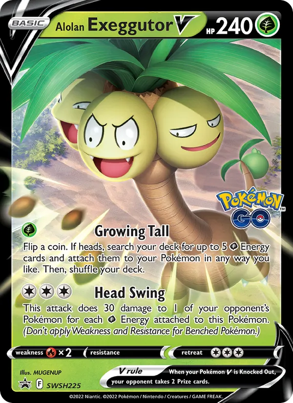 Alolan Exeggutor V #SWSH225/307