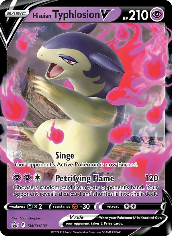 Hisuian Typhlosion V #SWSH237/307