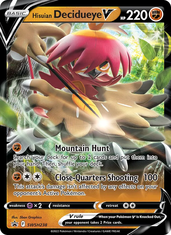 Hisuian Decidueye V #SWSH238/307