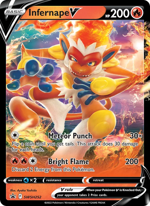 Infernape V #SWSH252/307