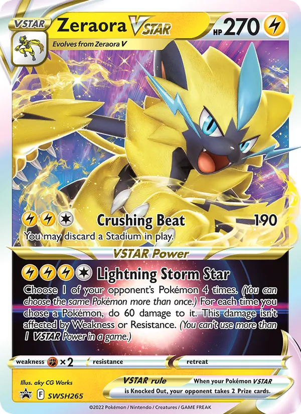 Zeraora VSTAR #SWSH265/307