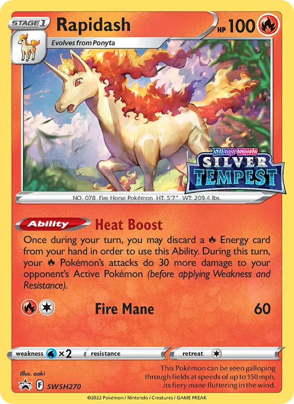 Rapidash #SWSH270/307