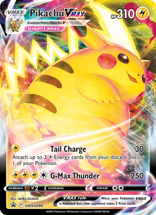 Pikachu VMAX #SWSH286/307