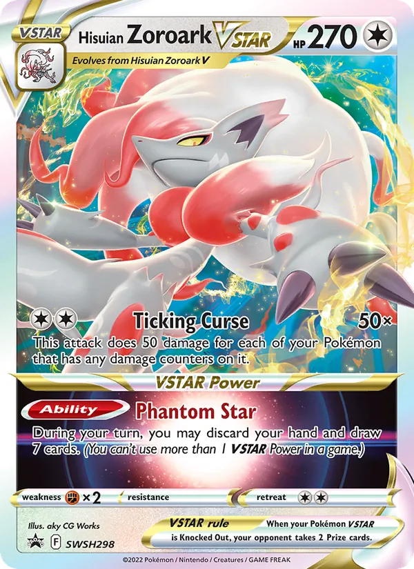 Hisuian Zoroark VSTAR #SWSH298/307