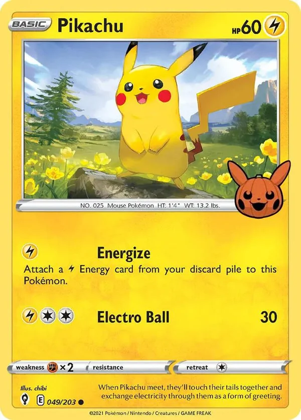Pikachu #49/203