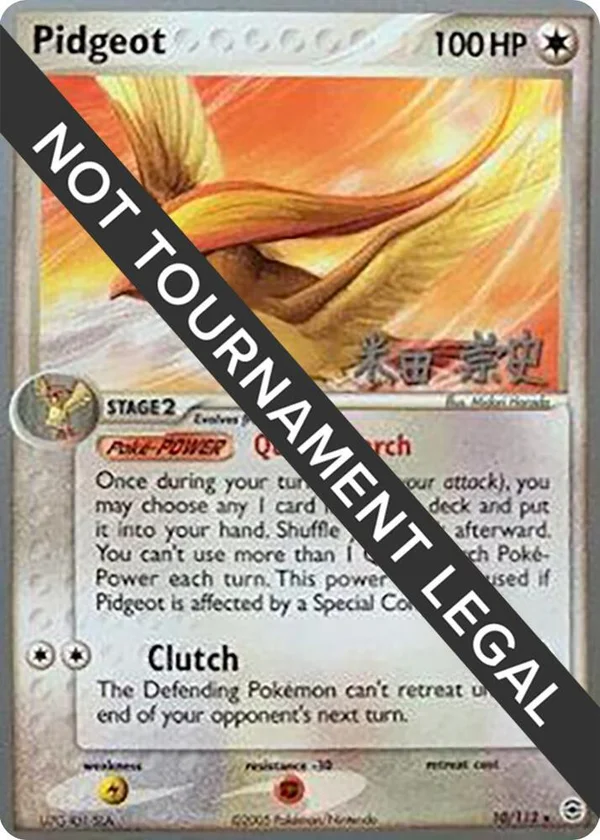 Pidgeot #10/112