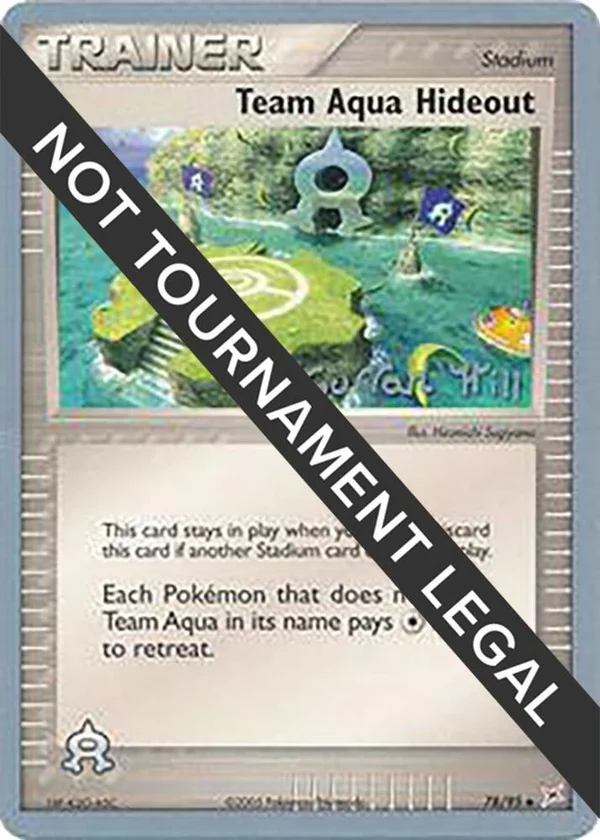 Team Aqua Hideout #78/95