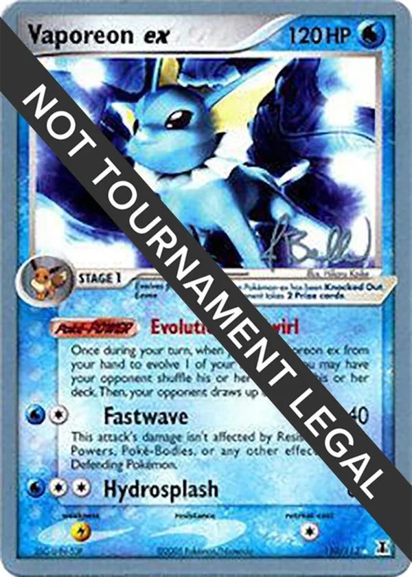Vaporeon ex #110/113