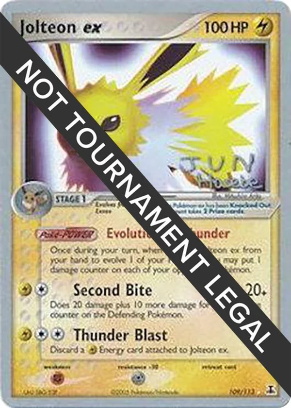 Jolteon ex #109/113