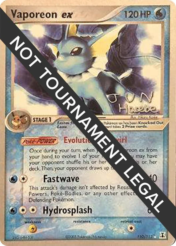 Vaporeon ex #110/113