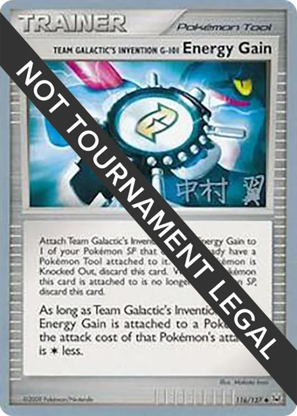 Team Galactic's Invention G-101 Energy Gain #116/127