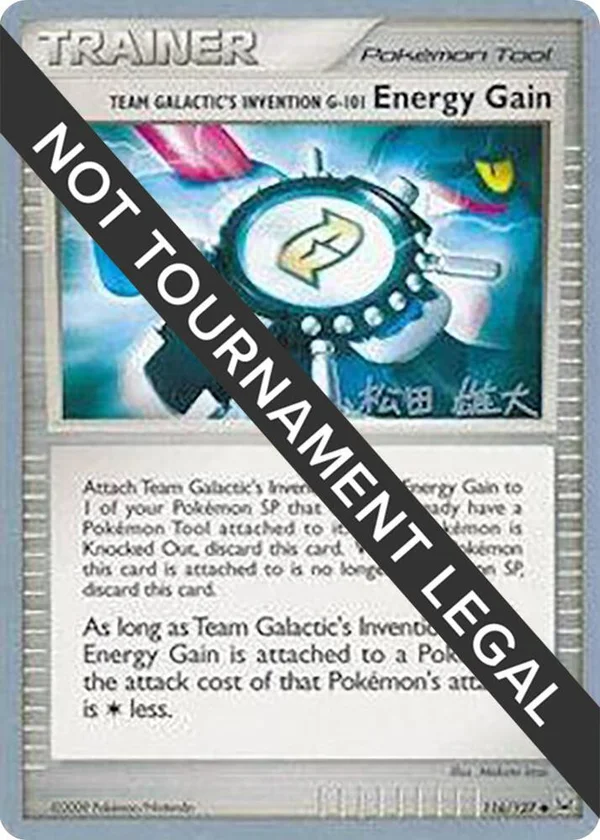 Team Galactic's Invention G-101 Energy Gain #116/127