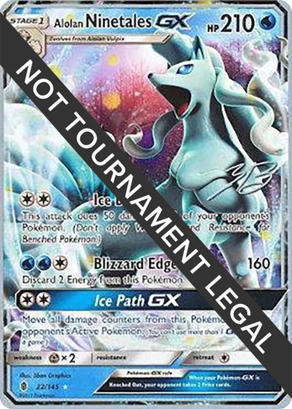 Alolan Ninetales GX #22/145
