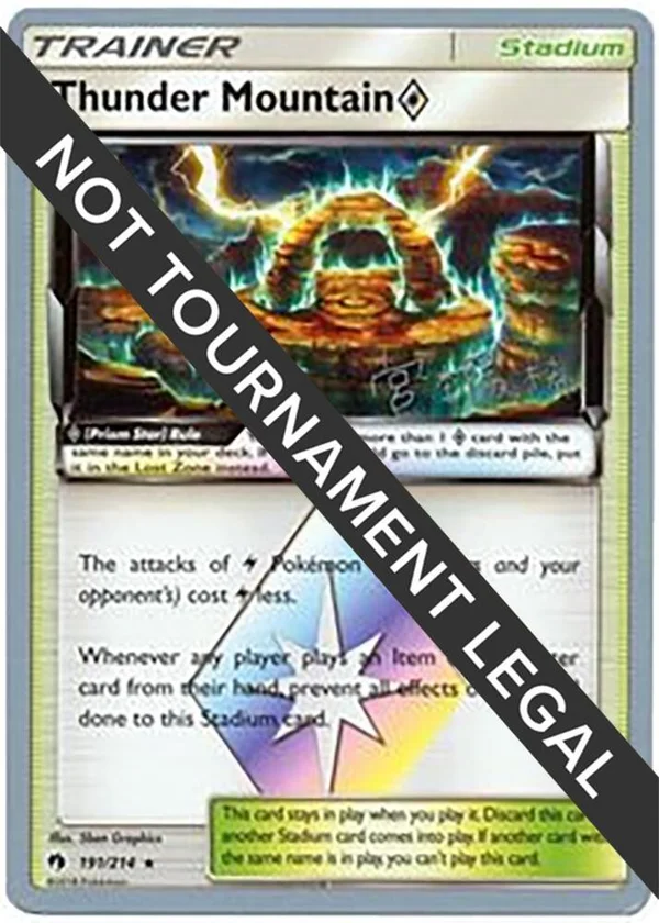 Thunder Mountain Prism Star #191/214