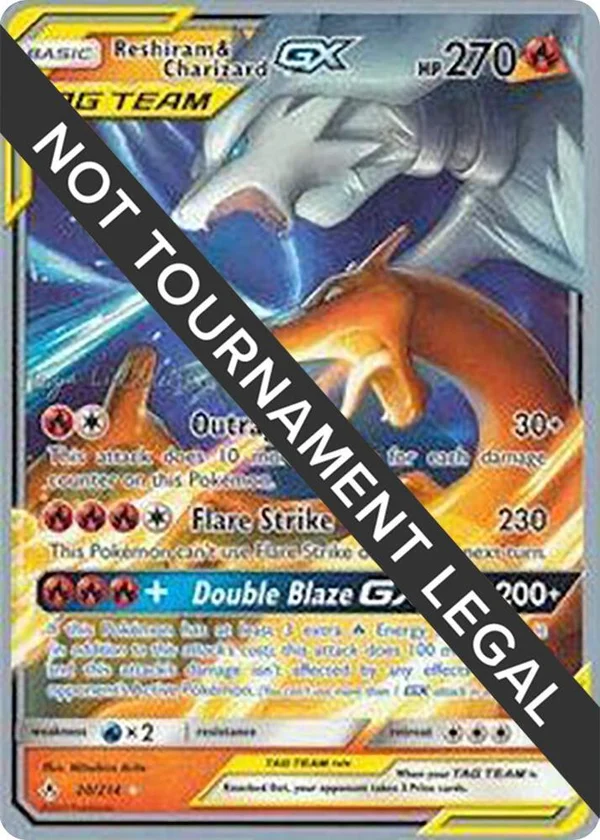 Reshiram & Charizard GX #20/214