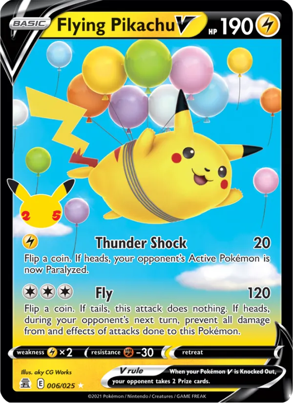 Flying Pikachu V #6/025