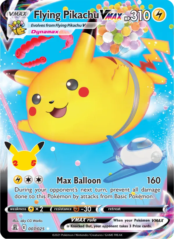 Flying Pikachu VMAX #7/025