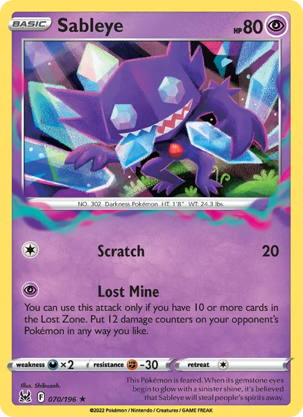 Sableye #70/196