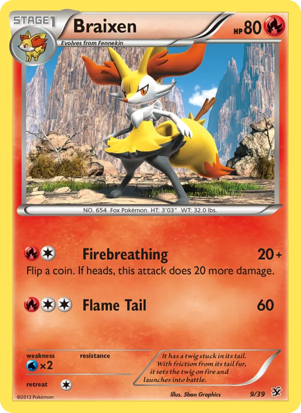 Braixen #9/39