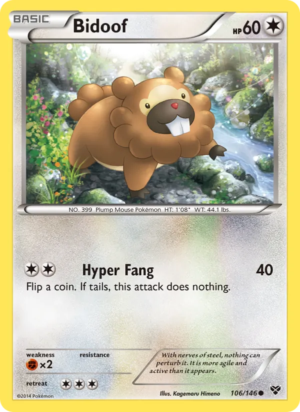 Bidoof #106/146