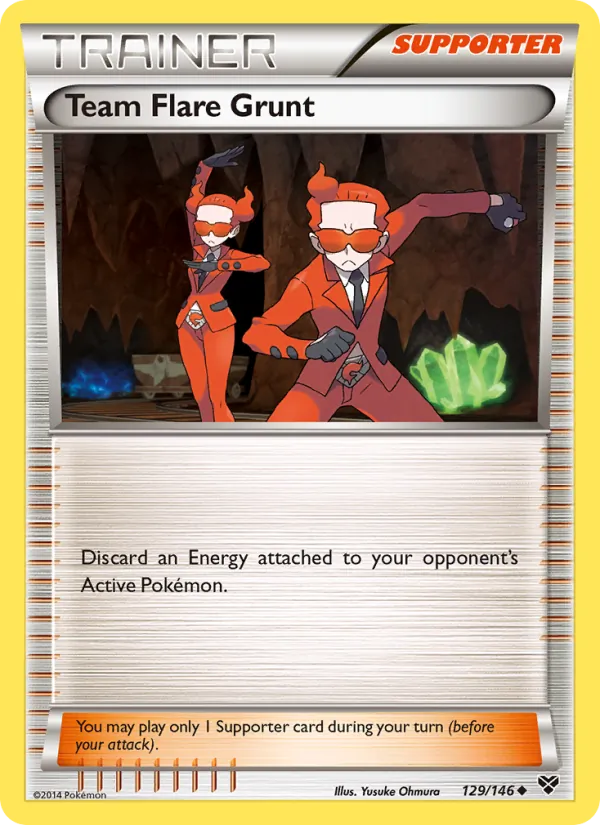 Team Flare Grunt, XY #129/146