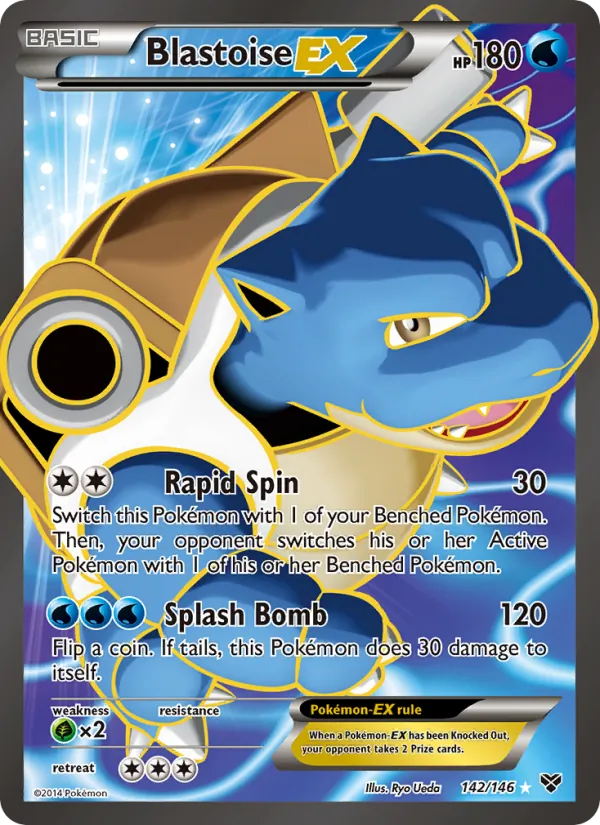 Blastoise EX #142/146