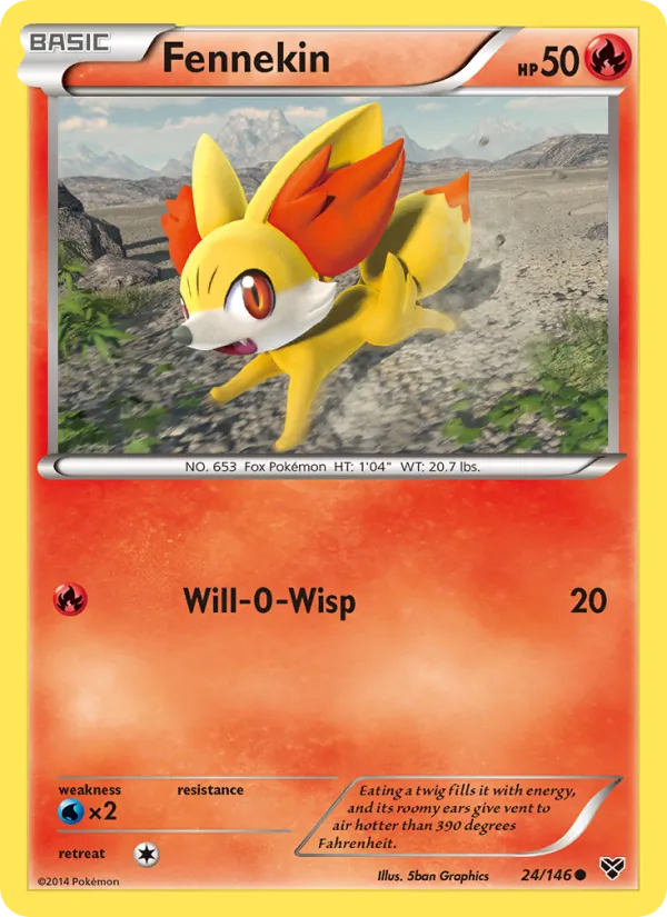 Fennekin #24/146