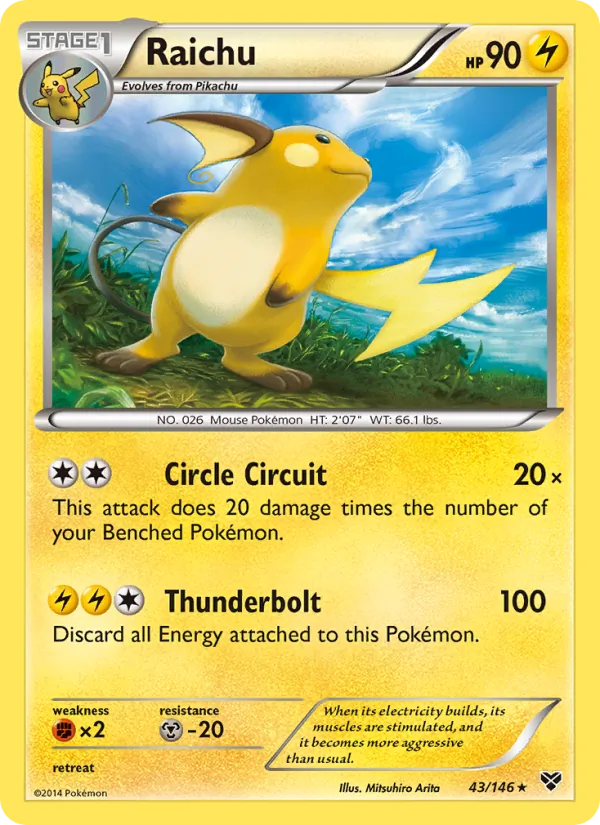 Raichu #43/146