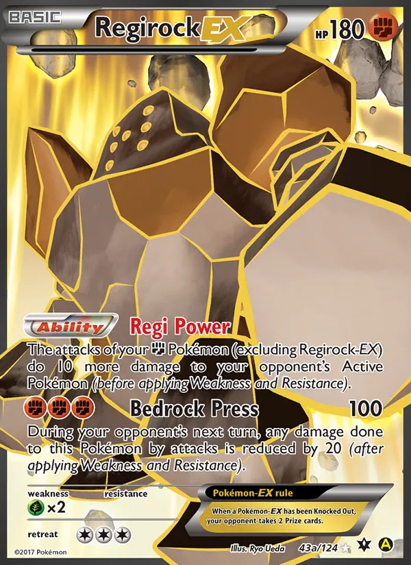 Regirock EX #43a/124