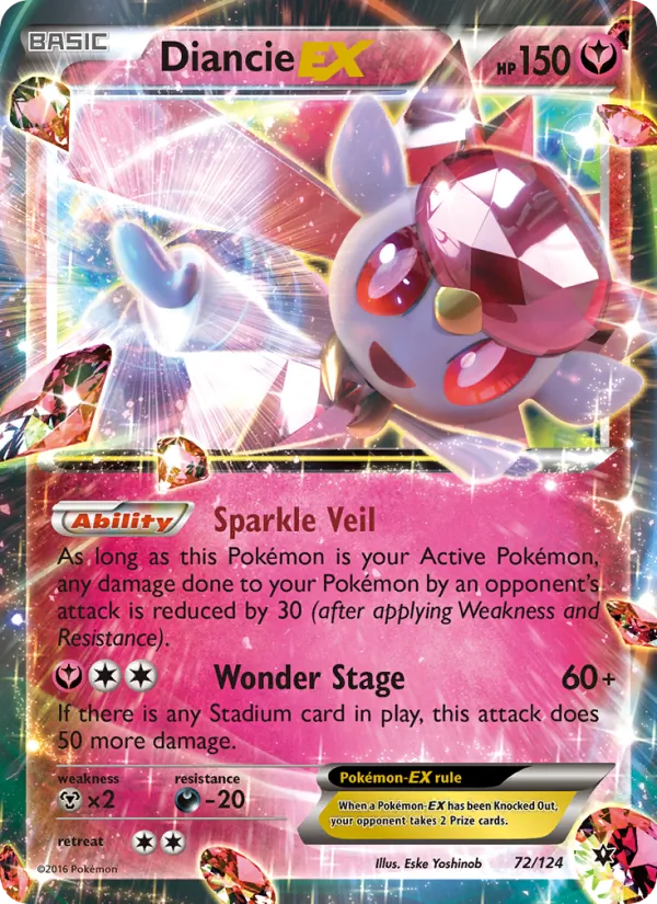 Diancie EX #72/124
