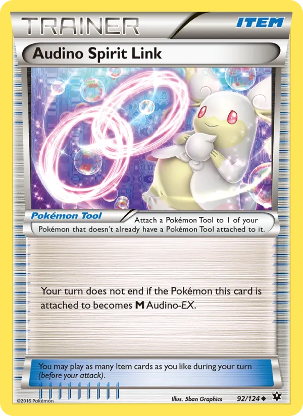 Audino Spirit Link, Fates Collide #92/124