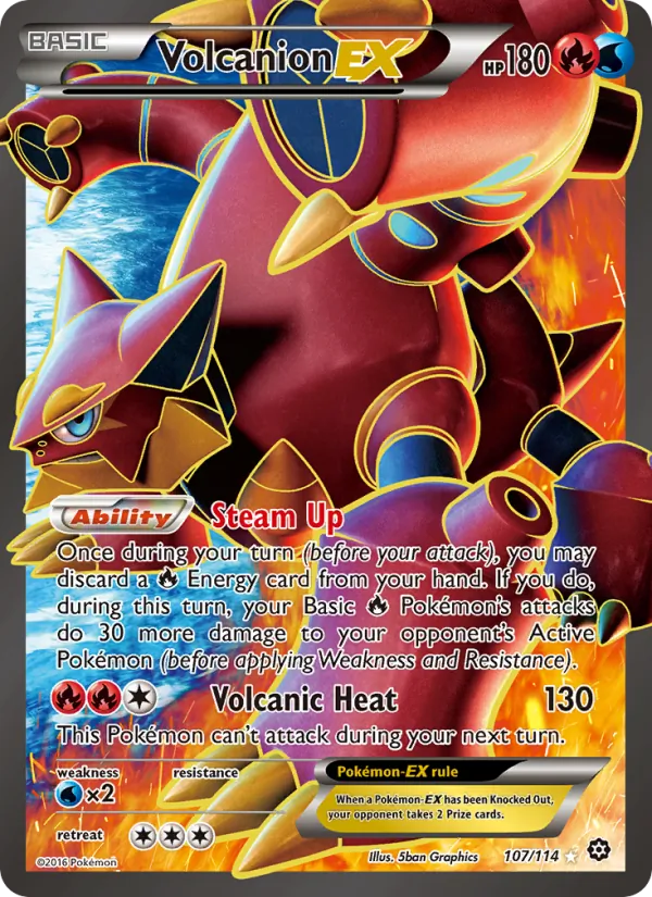 Volcanion EX #107/114