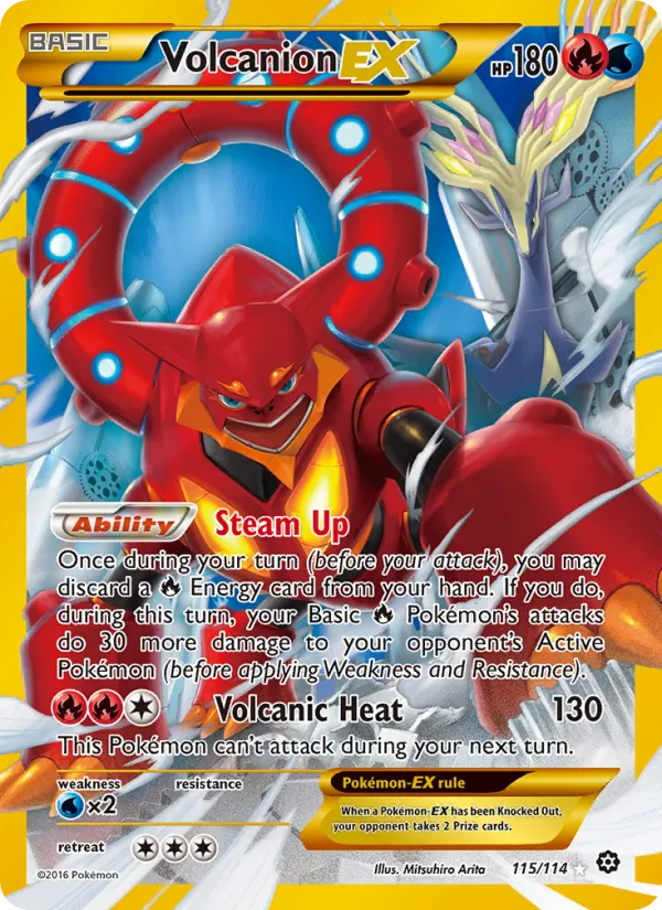 Volcanion EX #115/114