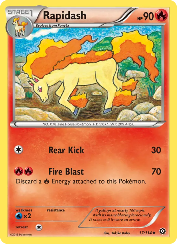 Rapidash #17/114