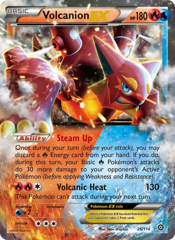 Volcanion EX #26/114