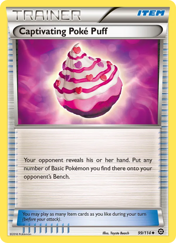 Captivating Poké Puff, Steam Siege #99/114