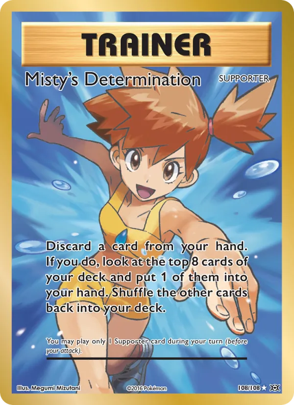 Misty's Determination, Evolutions #108/108