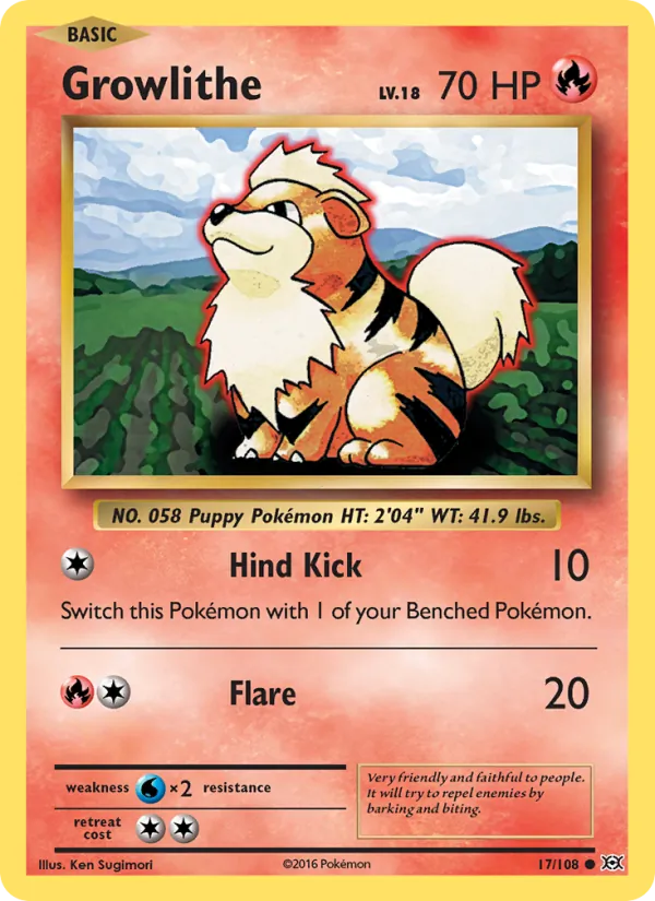 Growlithe #17/108