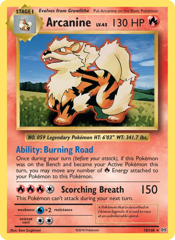 Arcanine #18/108