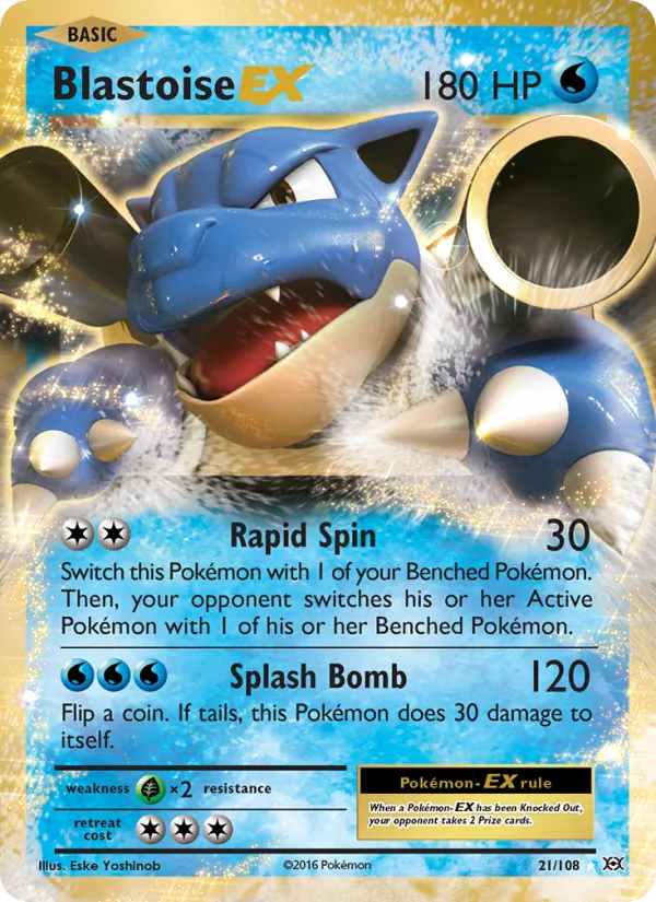 Blastoise EX #21/108