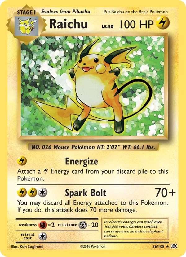 Raichu #36/108