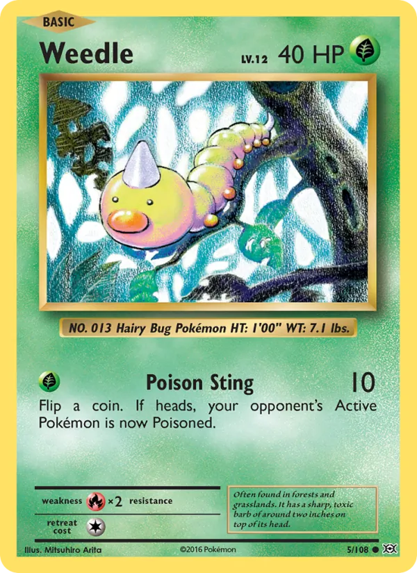 Weedle #5/108