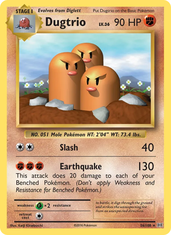 Dugtrio #56/108
